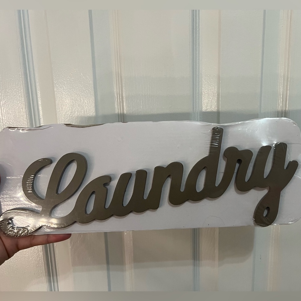 Laundry sign from target
